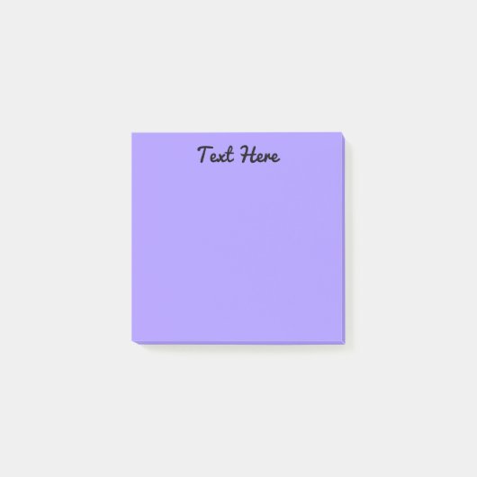 Pastell Lila Post-it Klebezettel (Vorderseite)