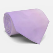 Pastell Lila rosa wirbelnde Wolken Necktie Krawatte (Gerollt)