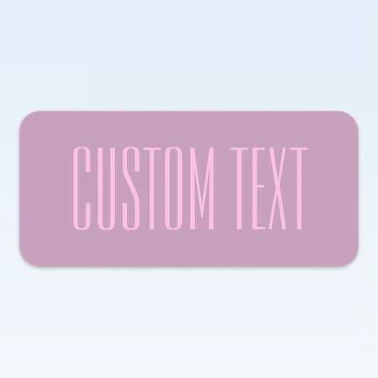 Pastell Lila und leicht rosa | Moderner bearbeitba Etiketten