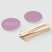 Pastell Lila und leicht rosa | Moderner bearbeitba Fächer (Non-assembled)