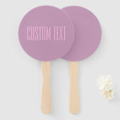 Pastell Lila und leicht rosa | Moderner bearbeitba Fächer (Vorne und Hinten)