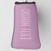 Pastell Lila und leicht rosa | Moderner bearbeitba Golf Headcover (Rotieren 90)