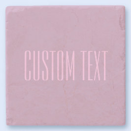 Pastell Lila und leicht rosa | Moderner bearbeitba Steinuntersetzer