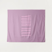 Pastell Lila und leicht rosa | Moderner bearbeitba Wandteppich (Vorderseite (Horizontal))