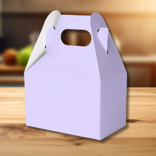 Pastell-Lila Volltonfarbe Klassisch Elegant Geschenkschachtel