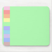 Pastell Lindgrün Mousepad (Vorne)