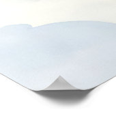 Pastell-Luftballons Himmel Poster (Ecke)
