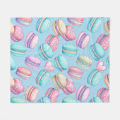 Pastell-Macarons-Flanelldecke Fleecedecke (Vorderseite (Horizontal))