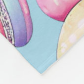 Pastell-Macarons-Flanelldecke Fleecedecke (Ecke)