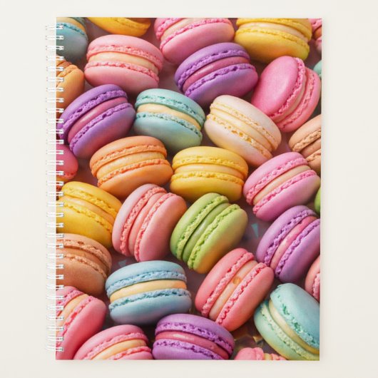 Pastell-Macarons-Planner-Cover Planer (Vorderseite)