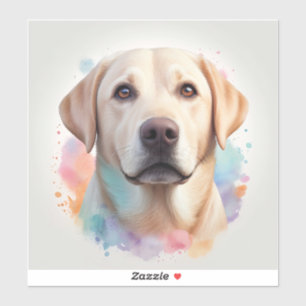 Pastell-Magische Labrador-Retriever-Kunst Aufkleber