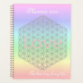 Pastell Mandala Love Silver planner Planer