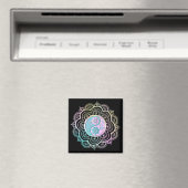 Pastell-Mandala Magnet (In Situ (Geschirrspüler))