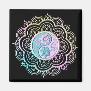 Pastell-Mandala Magnet