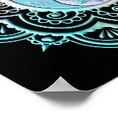 Pastell-Mandala Poster (Ecke)