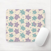 Pastell-Mandala-Schildkröten-Muster Mousepad (Mit Mouse)