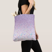 *~* Pastell-Marmorfliesen Lila Glitzer Tasche (Von Nahem)