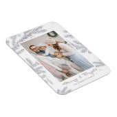 Pastell Mattierte Pine Needles Merry & Bright Foto Magnet (Rechte Seite)