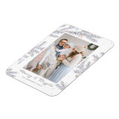 Pastell Mattierte Pine Needles Merry & Bright Foto Magnet (Linke Seite)
