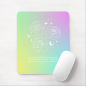 Pastell-Mauspad mit Glow-Up-Effekt Mousepad (Mit Mouse)