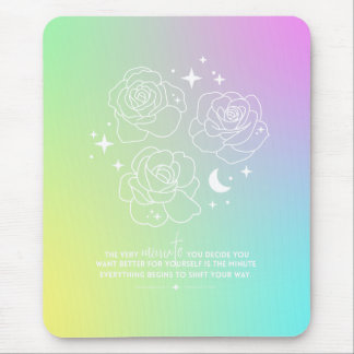 Pastell-Mauspad mit Glow-Up-Effekt Mousepad