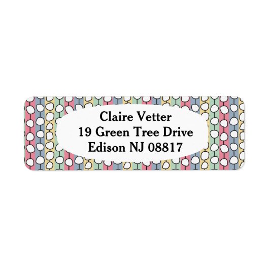 Pastell MCM farbenfrohe Linien (Vorne)