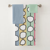 Pastell MCM farbenfrohe Linien Badhandtuch Set (Insitu)