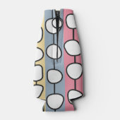 Pastell MCM farbenfrohe Linien Flaschenkühler (Rückseite)