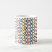 Pastell MCM farbenfrohe Linien Kaffeetasse (Mittel)
