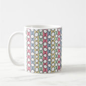 Pastell MCM farbenfrohe Linien Kaffeetasse (Links)