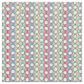 Pastell MCM farbenfrohe Linien Stoff (Nahaufnahme)