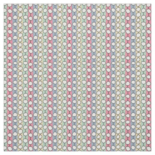 Pastell MCM farbenfrohe Linien Stoff (Muster)
