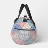 Pastell-Meerjungfrau-Fairytale-Patchwork-Duffel-Ta Duffle Bag (Rechts)