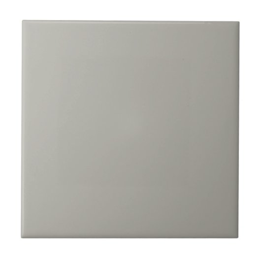 Pastell-Mittelgrau-Taupe-Vollton-Fliese Fliese (Vorderseite)