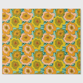 Pastell-Mohn-Wrap-Papier Geschenkpapier