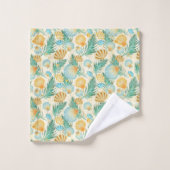 Pastell Muscheln Badetuch Set (Waschlappen)