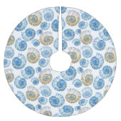 Pastell-Muster 2 Polyester Weihnachtsbaumdecke (Vorderseite)