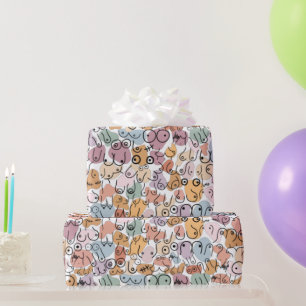 Pastell-Muster Boho-Geschenkpapier Geschenkpapier