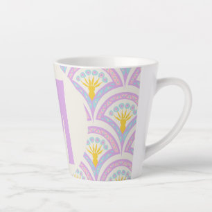 Pastell-Muster mit Muschelform Milchtasse