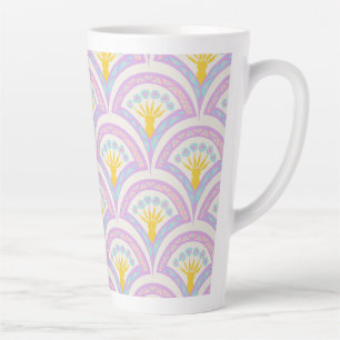Pastell-Muster mit Muschelform Milchtasse