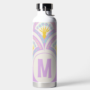Pastell-Muster mit Muschelform Trinkflasche