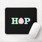 Pastell-Muster-Osterei-Osterillustration Mousepad (Mit Mouse)