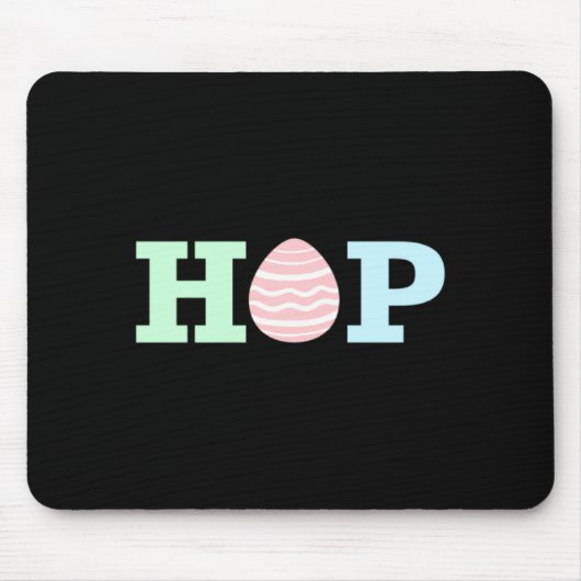 Pastell-Muster-Osterei-Osterillustration Mousepad (Vorne)