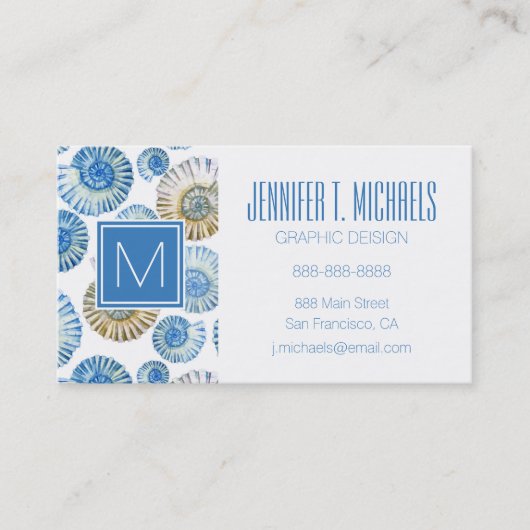 Pastell-Muster Visitenkarte (Vorderseite)