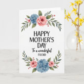 Pastell Muttertags Freund Karte (Gelbe Blume)