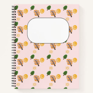 Pastell-Natur-Notizbuch Notizblock