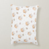 Pastell Niedliche Katzen Dekokissen (Rückseite(Vertikal))