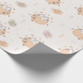 Pastell Niedliche Katzen Geschenkpapier (Ecke)