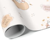 Pastell Niedliche Katzen Geschenkpapier (Rolleneckpunkt)