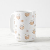 Pastell Niedliche Katzen Kaffeetasse (Vorderseite Links)